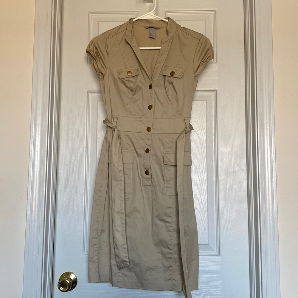 H&M Button Front Dress